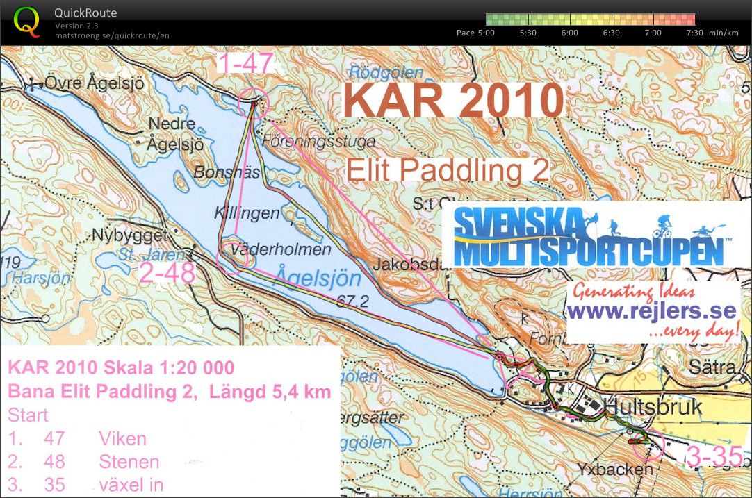 Kolmården Adventure Race, etp. 4 (padling) (29-05-2010)