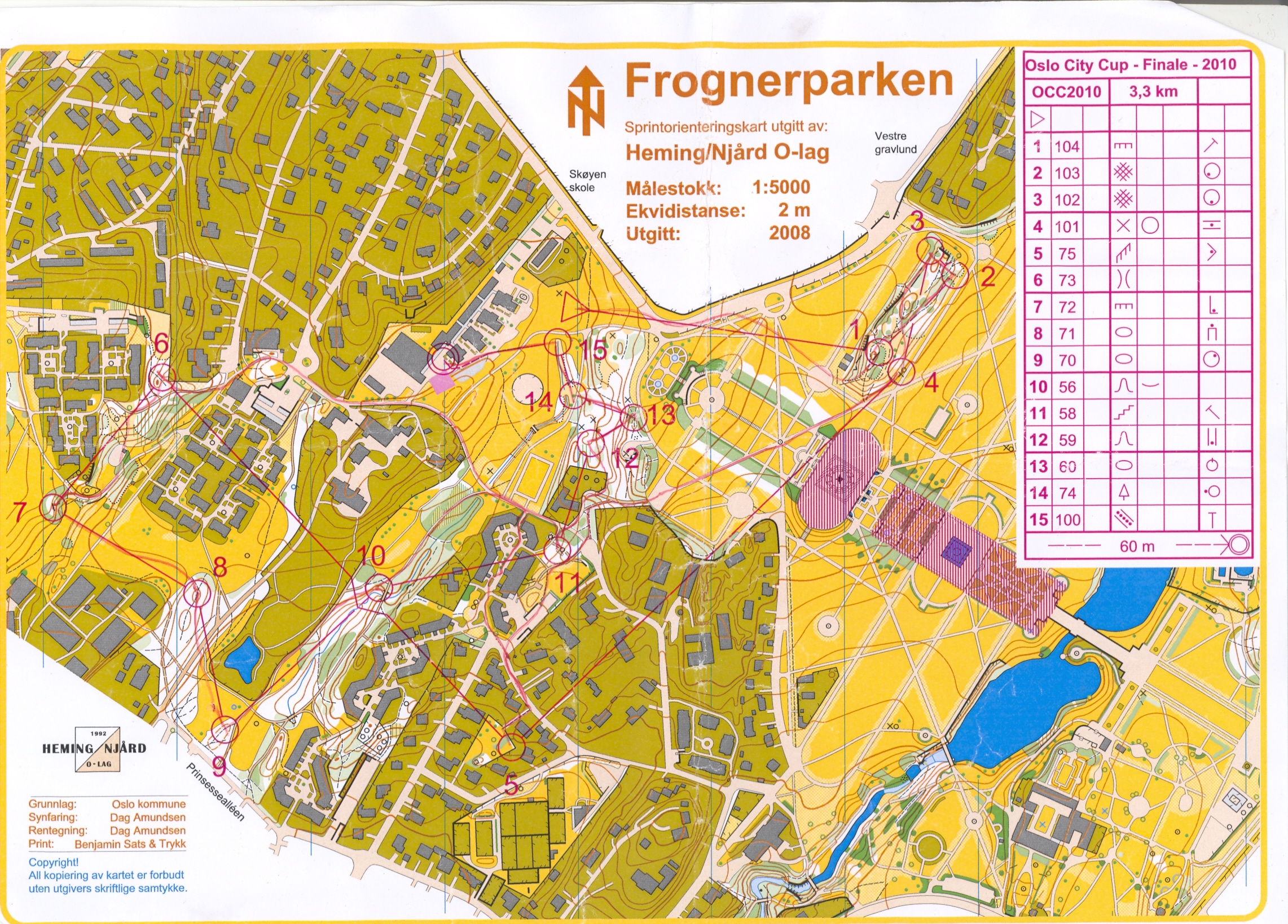 Oslo City Cup Finale, Frognerparken (2010-05-11)