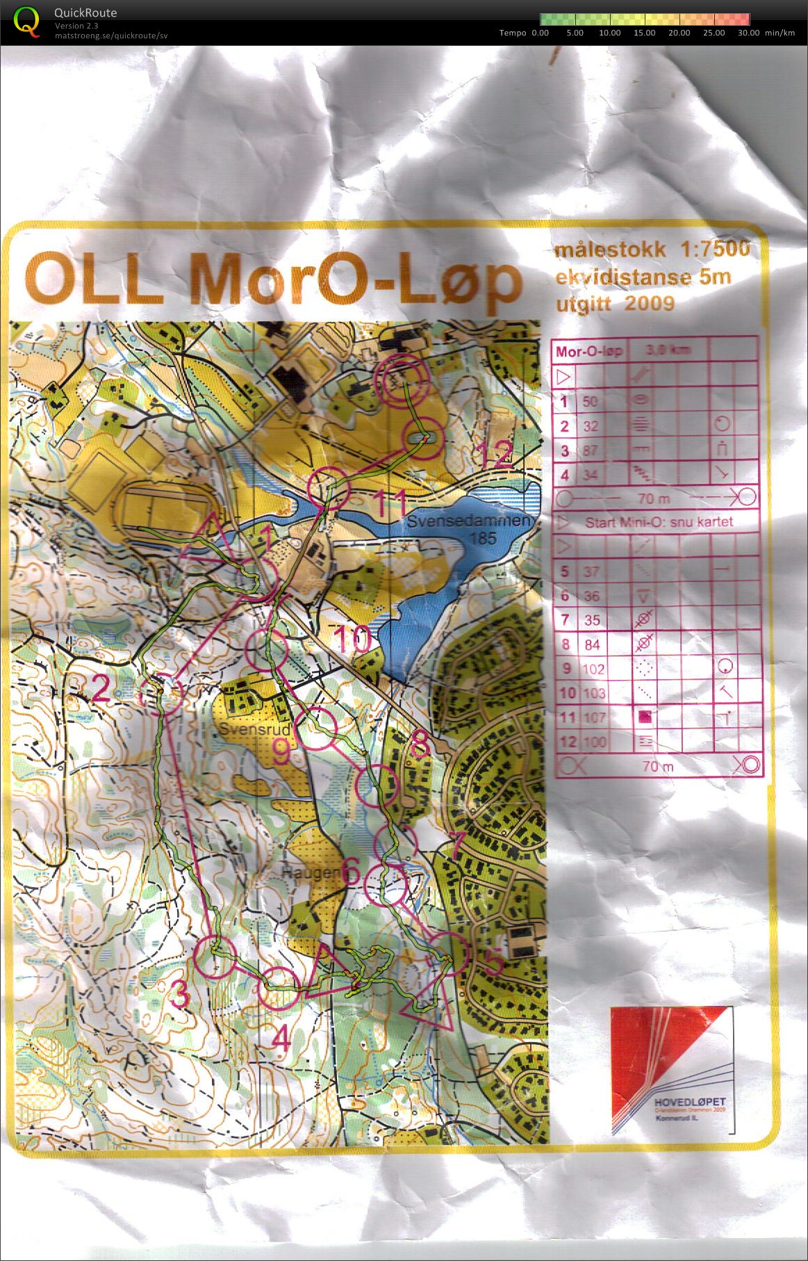 OLL MorO-løp  (11/08/2009)