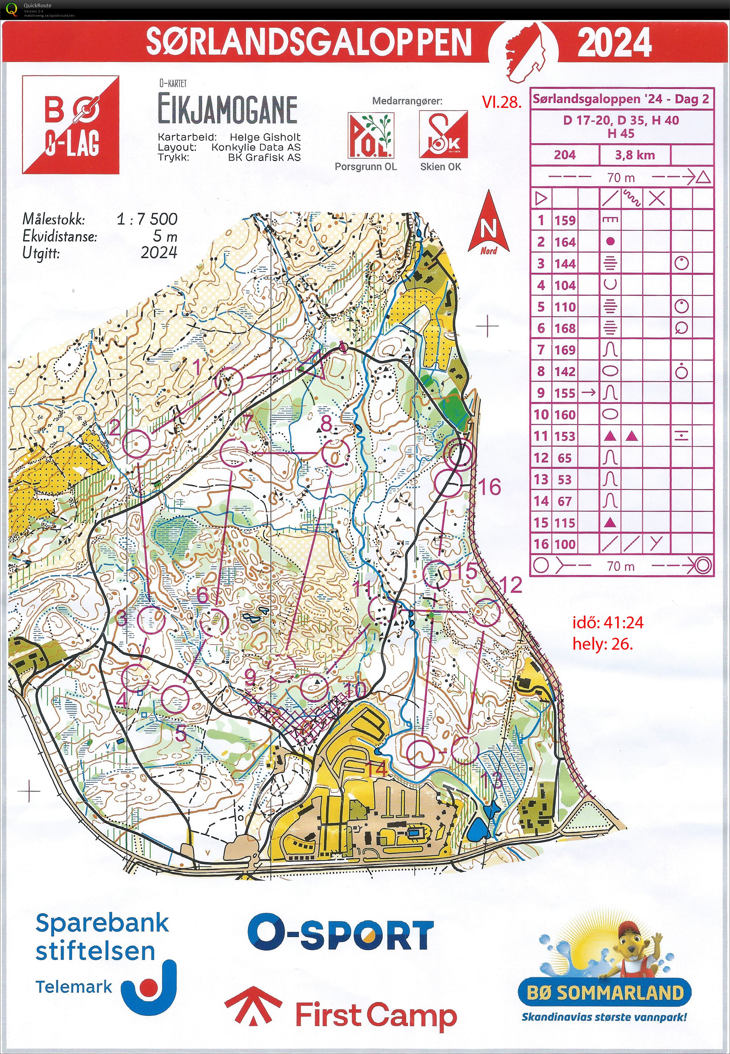 Sørlandsgaloppen dag 2 (2024-06-28)