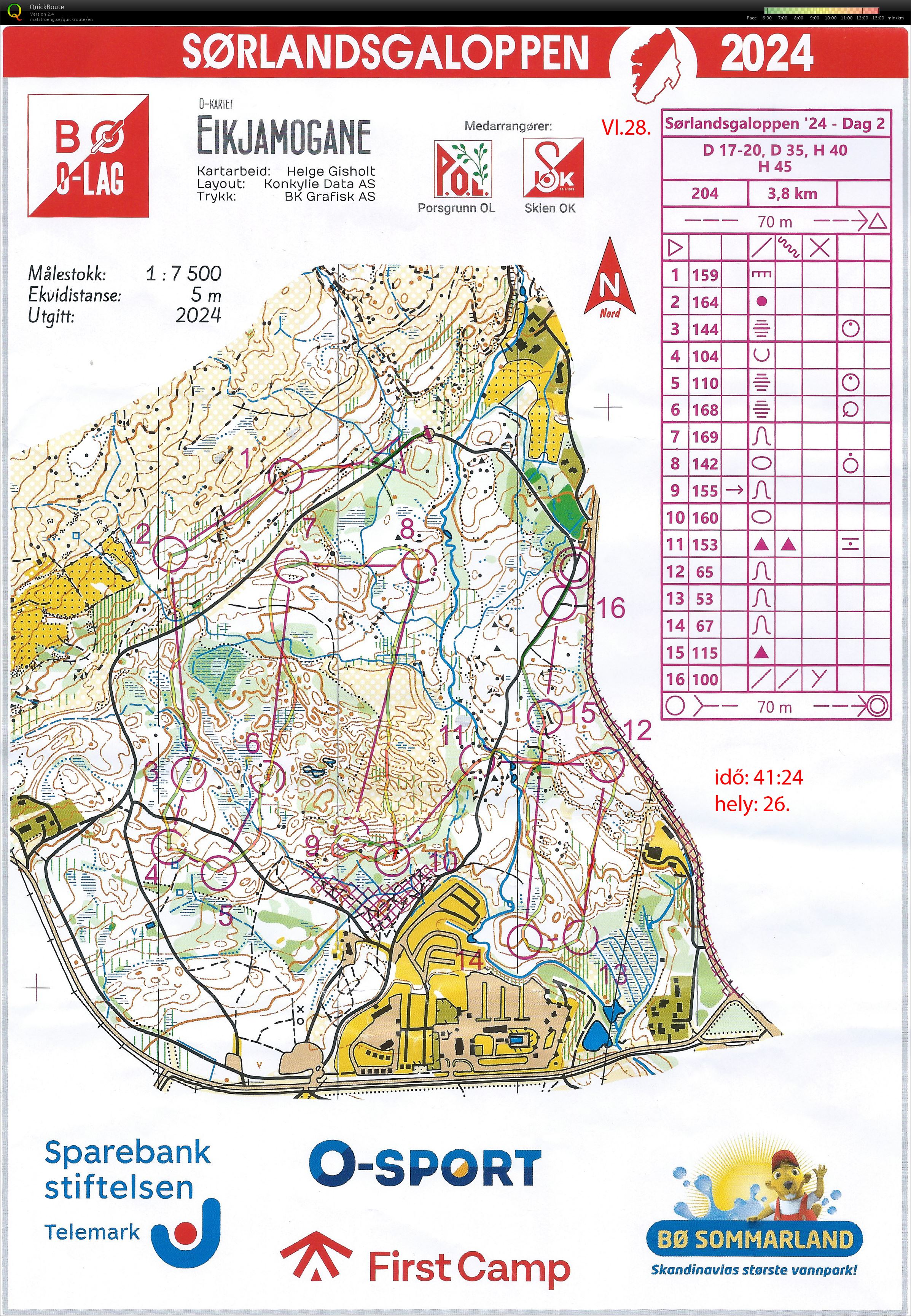 Sørlandsgaloppen dag 2 (28-06-2024)